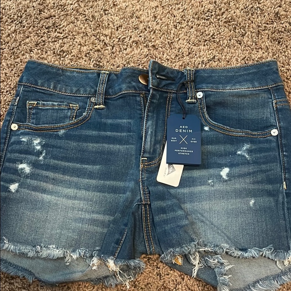 Jean shorts NWT